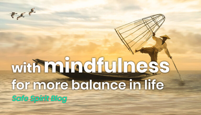 Pescador en barca equilibra su barco