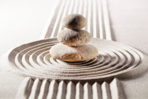 Zen Mediation Ruhe, steine