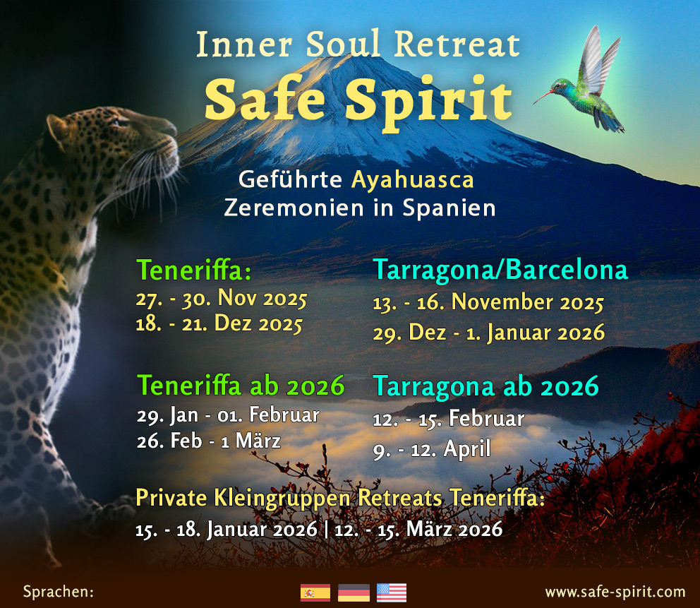 Geführte Ayahuasca Retreats auf deutsch spanien 2026