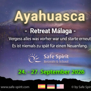 Ayahuasca auf Detusch in Spanien, legal retreat september