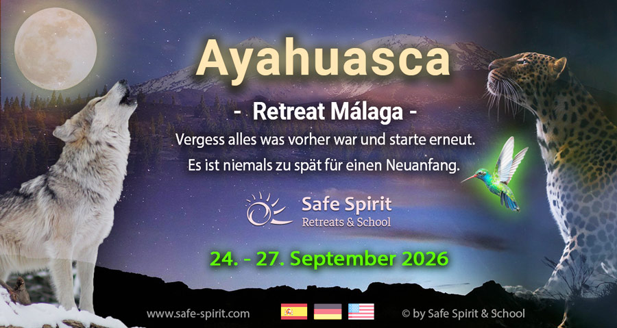 Ayahuasca auf Detusch in Spanien, legal retreat september