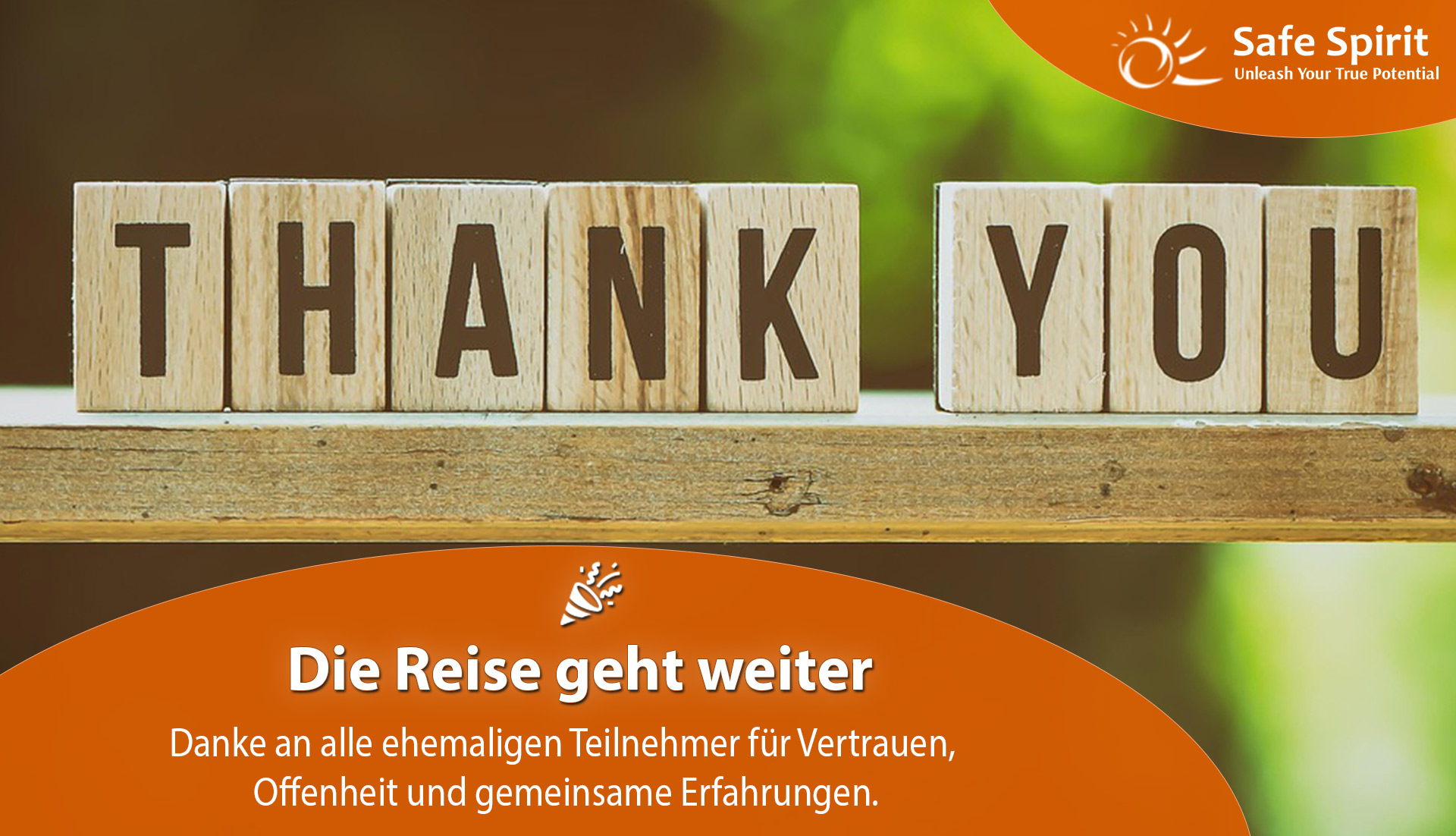 Subheadline: Thank you to all former participants for your trust, openness, and shared experiences.